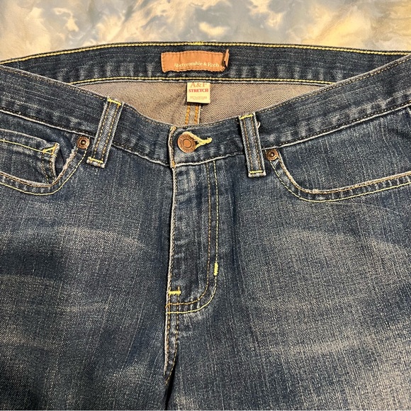 Abercrombie and fitch blue jeans size 8 Long stretch - Picture 6 of 9